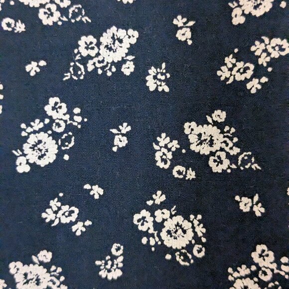 H&M Blue Floral Button Up - Picture 3 of 3